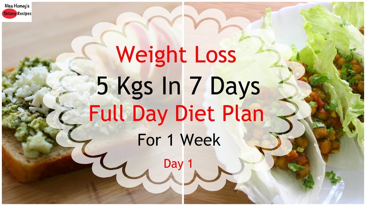How To Lose Weight Fast 5kgs In 7 Days – Full Day Diet Plan For Weight Loss – Lose Weight Fast-Day 1
